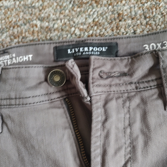 Liverpool Los Angeles Men's Gray jeans 30x30 - Picture 3 of 7